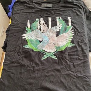 Pre own amiri lovebirds logo-print T-shirt